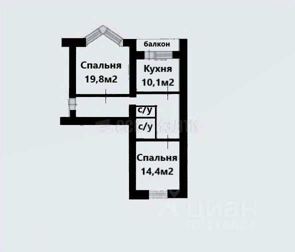 Продажа 2-комн квартиры на вторичном рынке Карманицкий переулок, 5