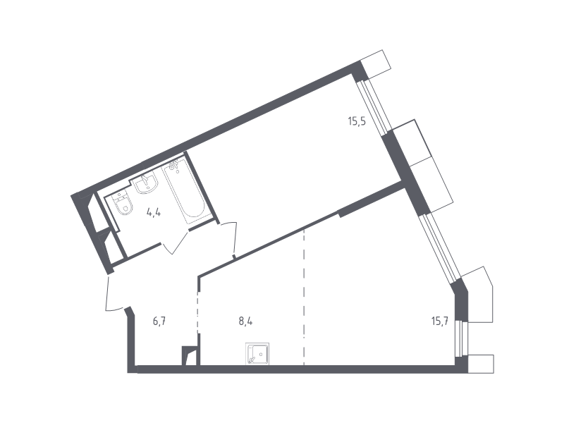 Продажа 1-комн квартиры в новостройке Раздоры д, 1 км Мякининского ш,  к. 19