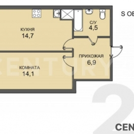 Продажа 1-комн квартиры на вторичном рынке улица Цимбалина,  д. 25