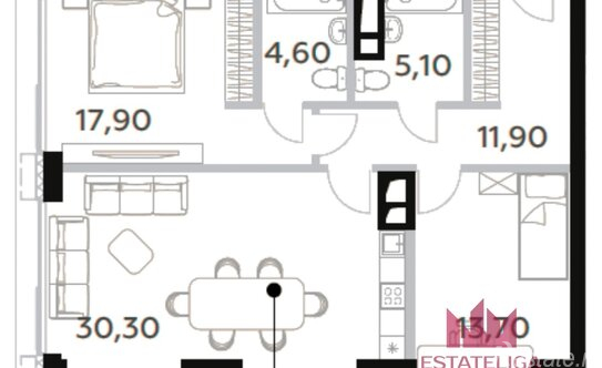 Продажа 2-комн квартиры на вторичном рынке Красносельская Нижн. ул,  д. 45/17