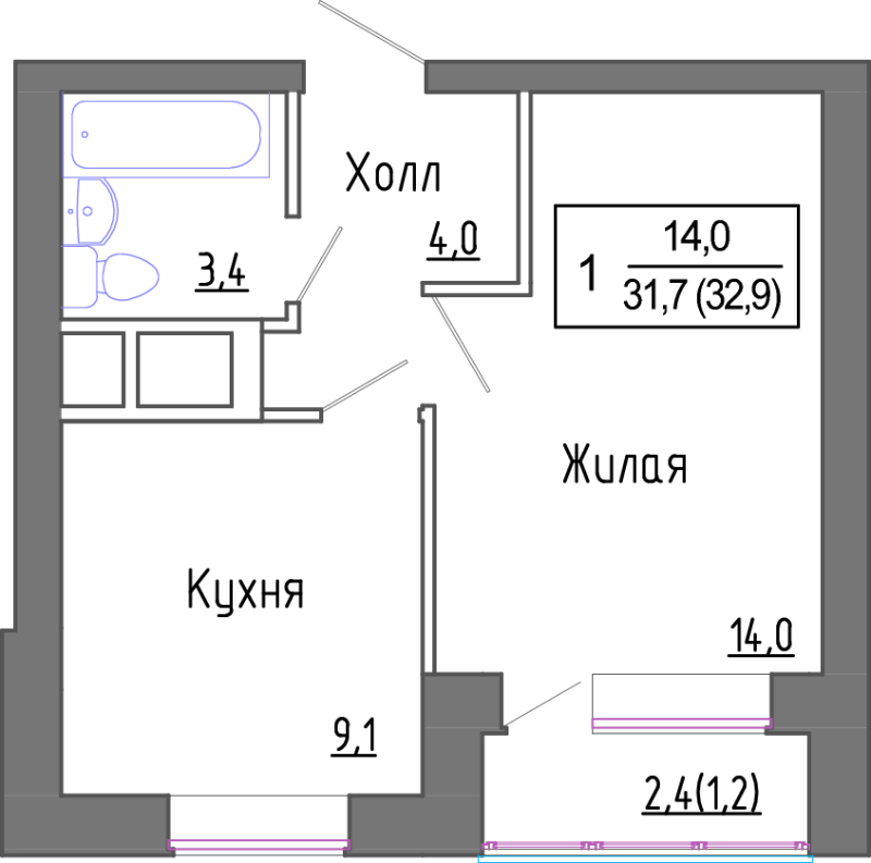Продажа 1-комн квартиры в новостройке Сабурово д.,  к. 17