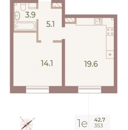 Продажа 1-комн квартиры в новостройке Санкт-Петербург г., Петровский пр-кт, к. 6 Продажа 1-комн квартиры в новостройке Санкт-Петербург г., Петровский пр-кт, к. 6