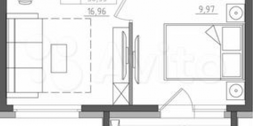 1-комн квартира Прилукская улица,  д. 28