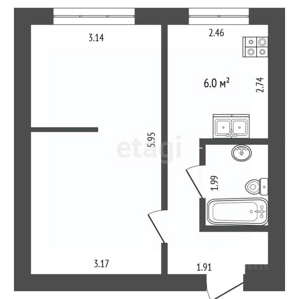 Продажа 1-комн квартиры на вторичном рынке Петрозаводская улица, 22