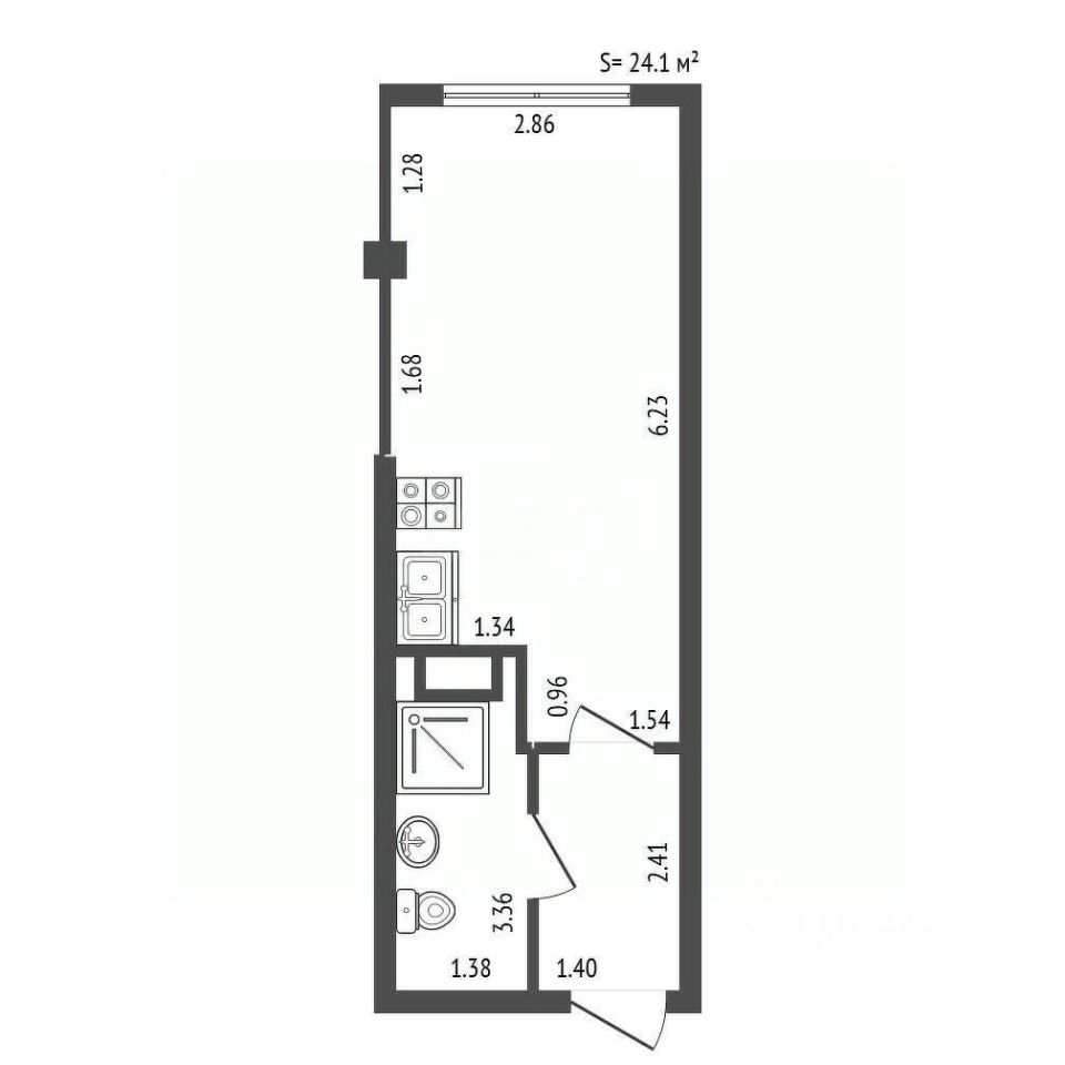 Продажа студии Мурино, улица Шоссе в Лаврики, 67