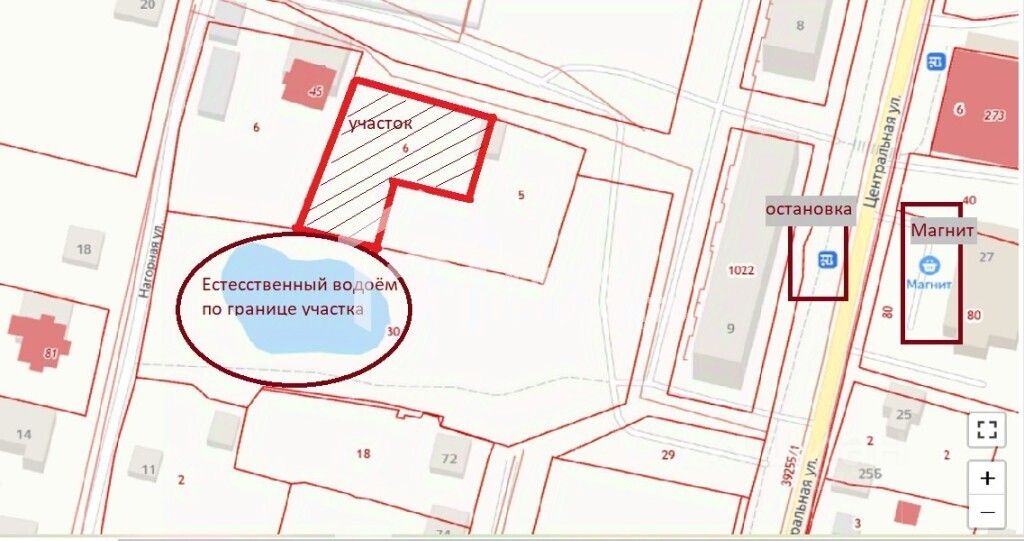 Продажа земли д. Низино, Подгорная улица