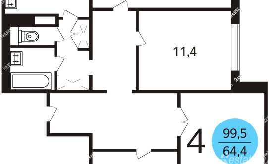 Продажа 4-комн квартиры на вторичном рынке Алтуфьевское ш,  д. 96