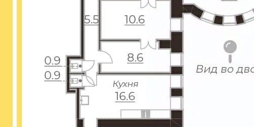 6-комн квартира улица Белинского, 11