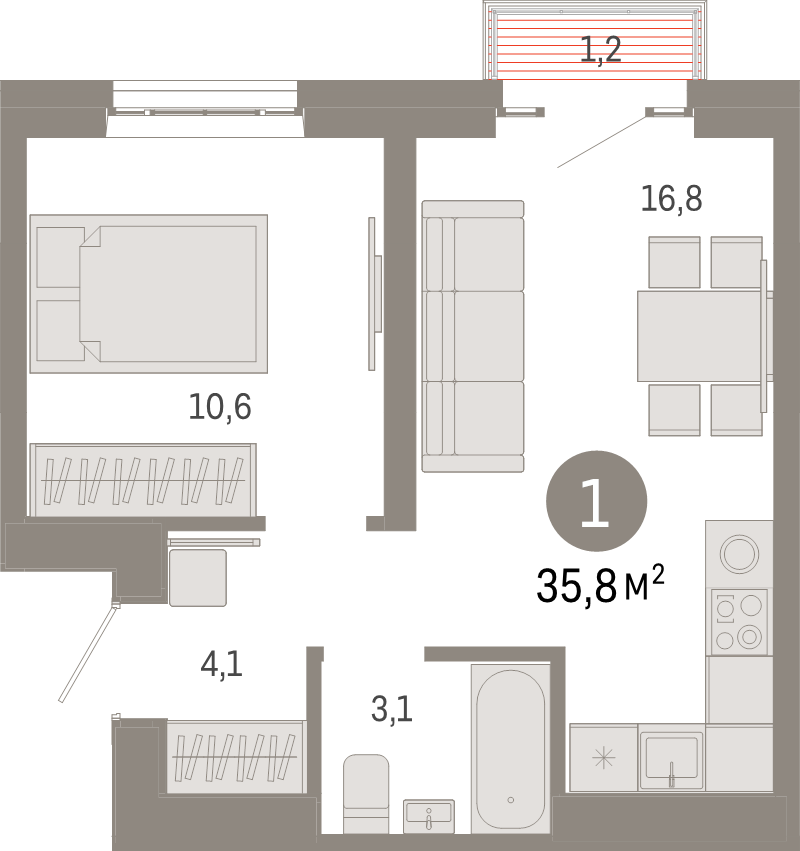 Продажа 1-комн квартиры в новостройке Москва г., Тагильская ул.,  к. 1