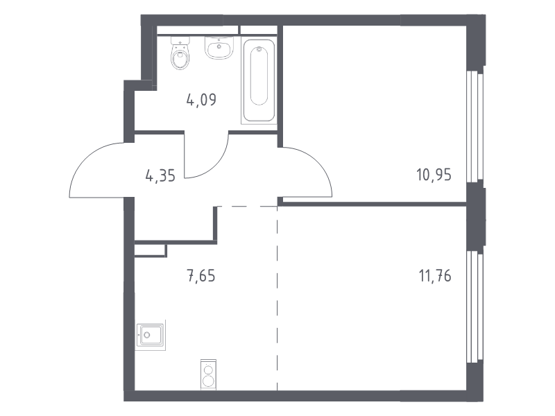 Продажа 1-комн квартиры в новостройке Королёв г., Тихонравова ул.,  к. 1
