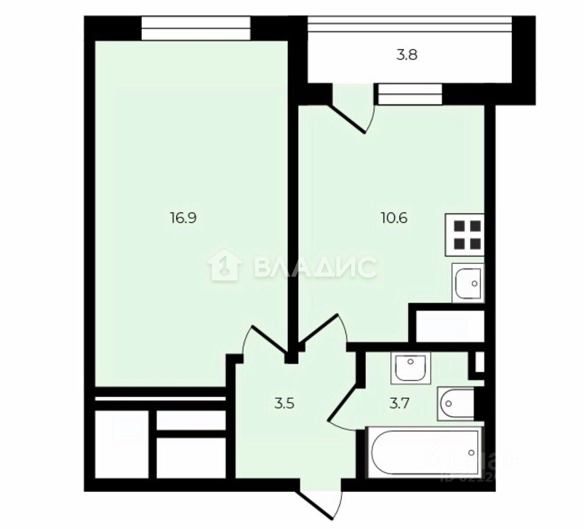 Продажа 1-комн квартиры на вторичном рынке Яхтенная улица, 28
