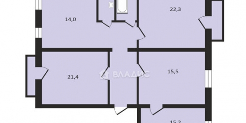 4-комн квартира Ивановская улица,  д. 13