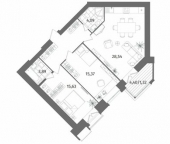 Продать Квартиры вторичка Лиственная улица  20 к2 с1 