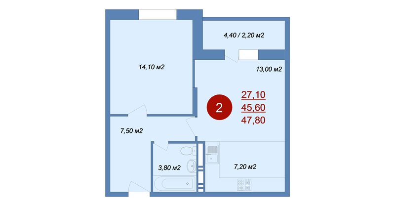 Продажа 1-комн квартиры в новостройке Островцы д.,  к. 15