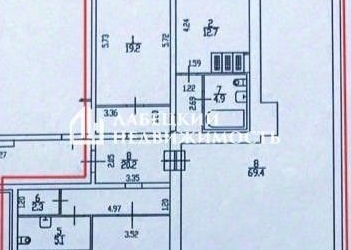 3-комн квартира улица Руднева, 9к3