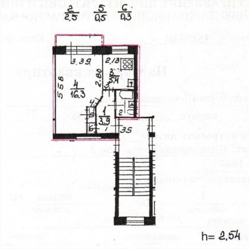 1-комн квартира Шепетовская улица,  д. 3