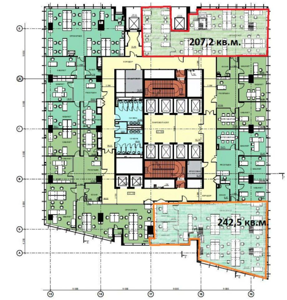 Аренда офиса Микрорайон Кутузовский, Минское шоссе,  д. с180