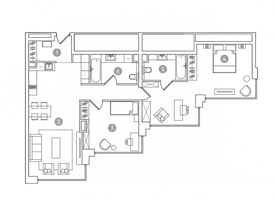 Продажа офиса проспект Академика Сахарова,  д. 7