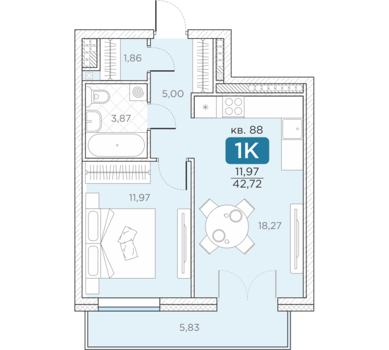Продажа 1-комн квартиры в новостройке Санкт-Петербург г., Новгородская ул.,  к. 14А