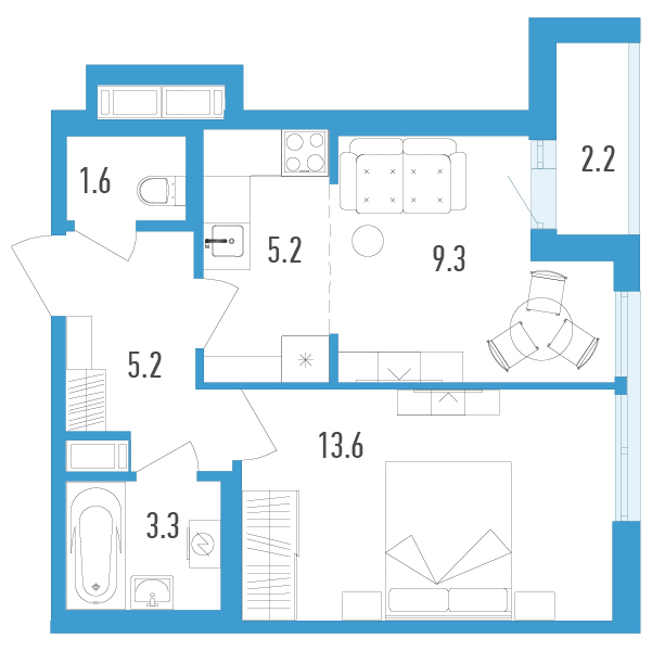 Продажа 1-комн квартиры в новостройке Шушары п., Школьная ул.,  к. 4