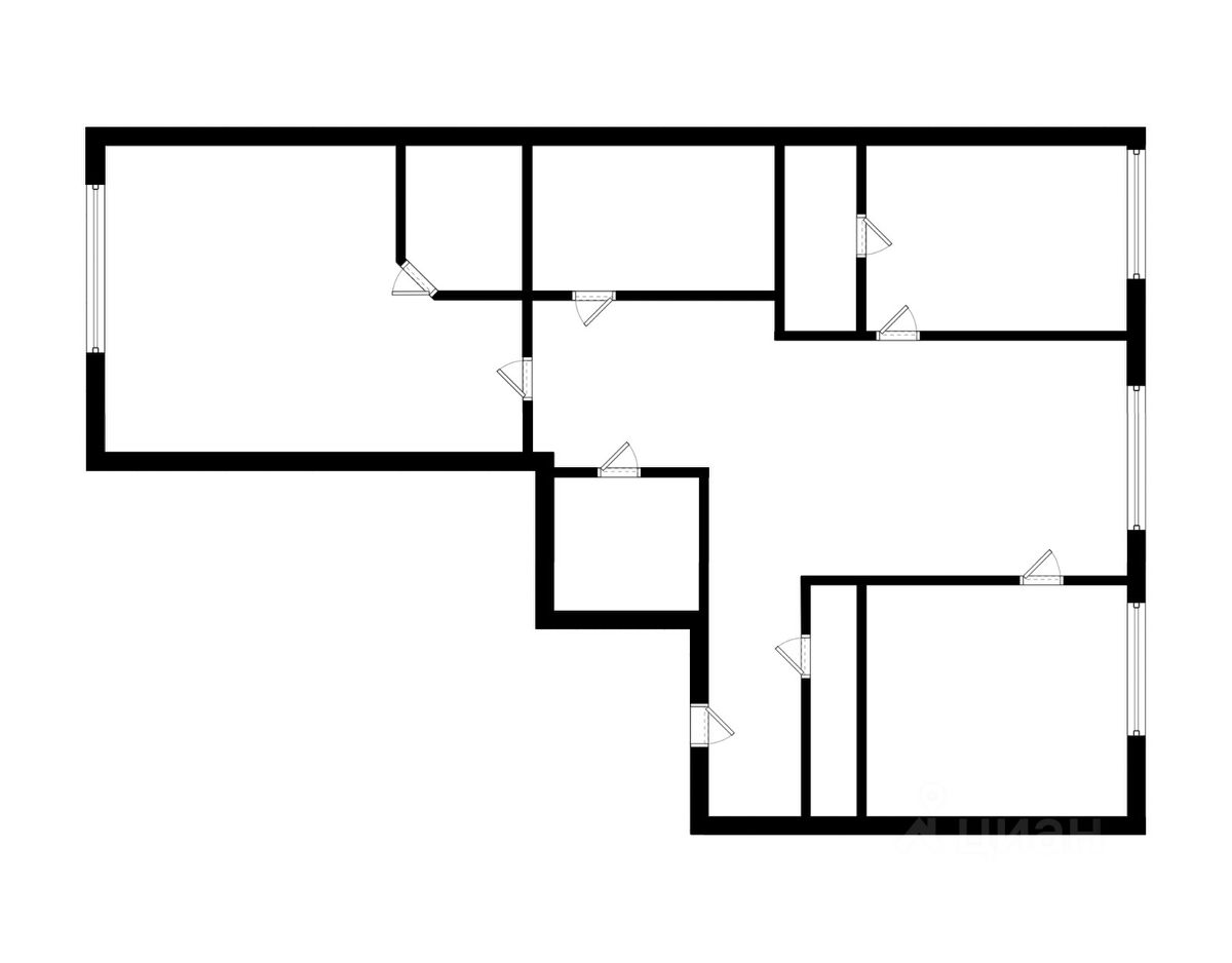 Аренда 3-комн квартиры на вторичном рынке Хорошевское шоссе, 12к1