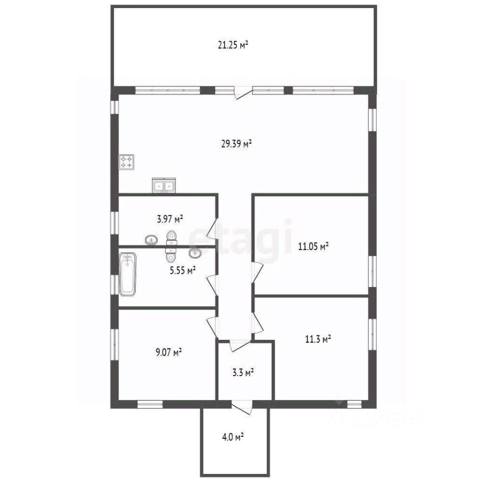 Продажа дома пос. Торфяное, 555