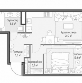 Продажа 1-комн квартиры на вторичном рынке проспект Генерала Дорохова