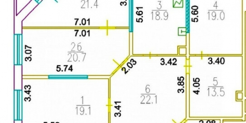 4-комн квартира ул Коштоянца,  д. 12