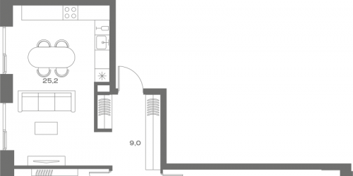 2-комн квартира Москва г., Часовая ул.,  к. 6