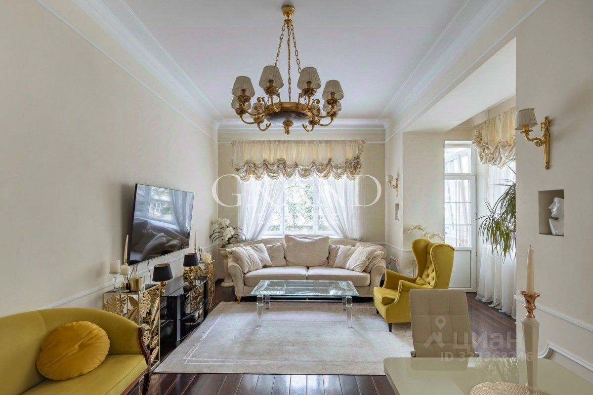 Продажа 4-комн квартиры на вторичном рынке Уланский переулок, 14кА