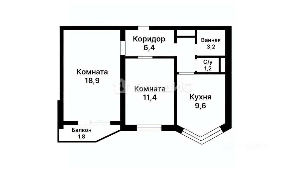 Продажа 2-комн квартиры на вторичном рынке улица Ухтомского Ополчения, 8