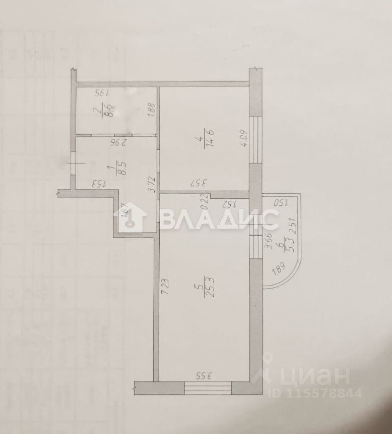 Продажа 2-комн квартиры на вторичном рынке Яхрома, Парковая улица, 8