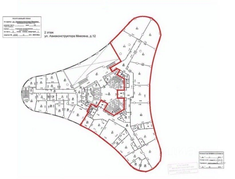 Аренда офиса ул Авиаконструктора Микояна,  д. 12