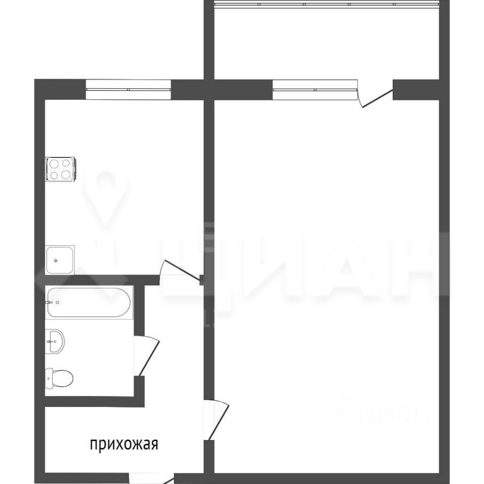 Продажа 1-комн квартиры на вторичном рынке Ликино-Дулево, Коммунистическая улица,  д. 45А