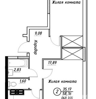 Продажа 2-комн квартиры на вторичном рынке Дмитров, ул Московская,  д. 45А