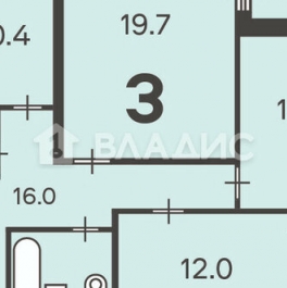 Продажа 3-комн квартиры на вторичном рынке улица Воейкова