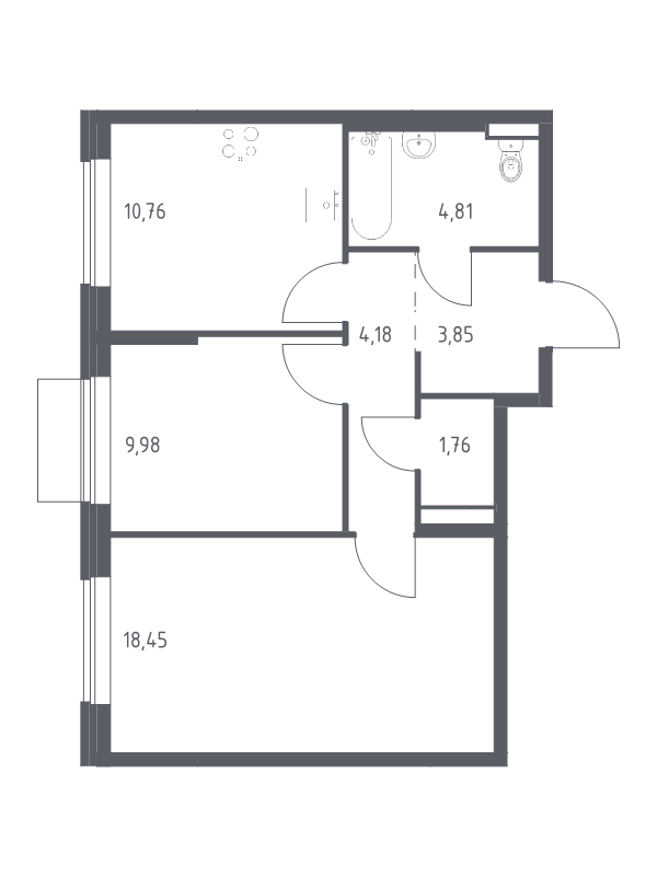 Продажа 2-комн квартиры в новостройке Балашиха г., Балашихинское ш.,  к. 4