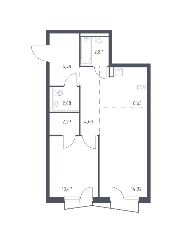 Продажа 1-комн квартиры в новостройке Балашиха г., Балашихинское ш.,  к. 8