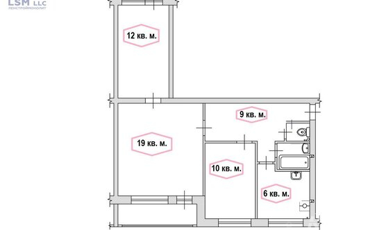 Продажа 3-комн квартиры на вторичном рынке ул Белорусская,  д. 16,  к. 2