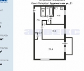 Продать Квартиры вторичка Будапештская ул  21 