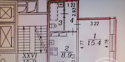 1-комн квартира Ивана Фомина ул. ,  д. 7,  к. 3