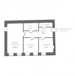 Продажа 2-комн квартиры в новостройке Санкт-Петербург г., Захарьевская ул.,  к. 1