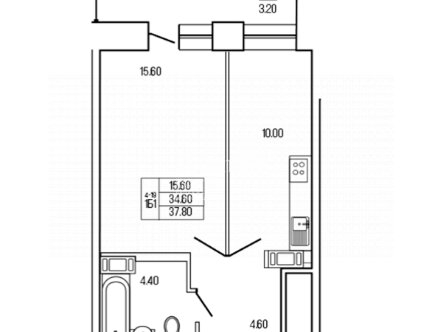 Продажа 1-комн квартиры на вторичном рынке Кузьмоловский, ул Железнодорожная,  д. 24