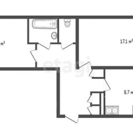 Продажа 2-комн квартиры на вторичном рынке Егорьевск, ул 50 лет ВЛКСМ,  д. 8