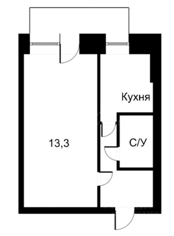 Аренда 1-комн квартиры на вторичном рынке Парковая 5-я ул