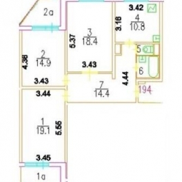Продажа 3-комн квартиры на вторичном рынке Дубнинская улица,  д. 29 к1