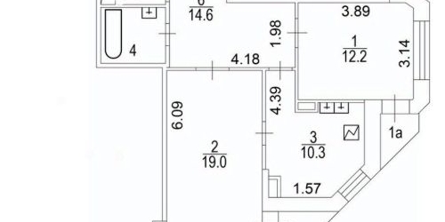 2-комн квартира Рабочая улица, 16