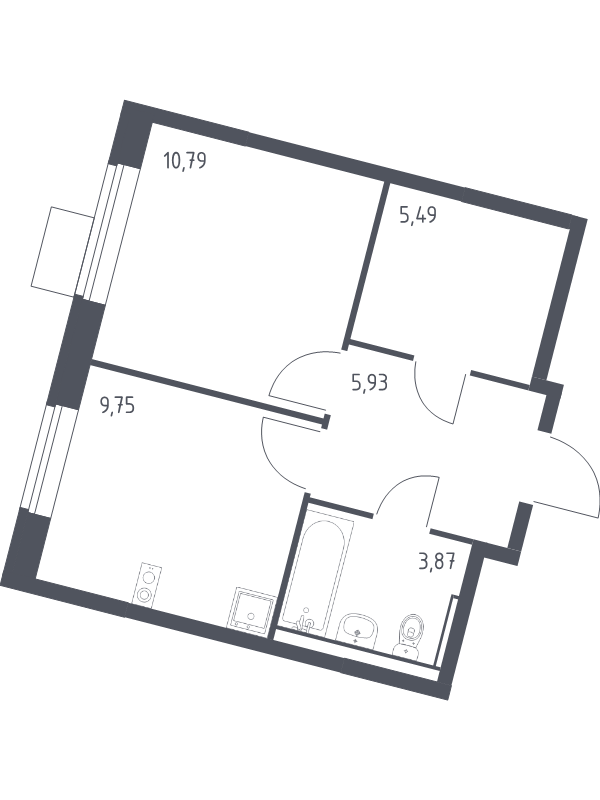 Продажа 1-комн квартиры в новостройке Москва г., Ленинградское ш.,  к. 4