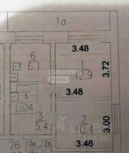 Продажа 2-комн квартиры на вторичном рынке улица Усачева, 4