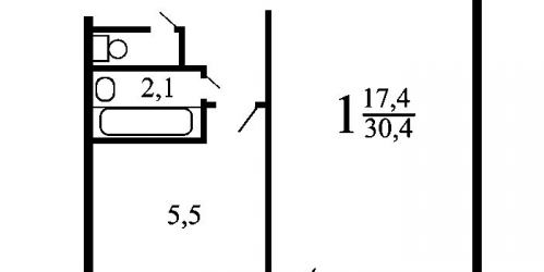 1-комн квартира Новикова-Прибоя наб,  д. 18